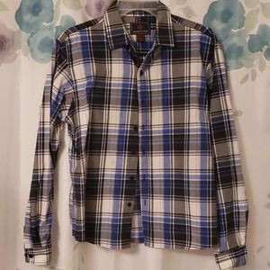 Swiss Cross Button Down Dress Shirt